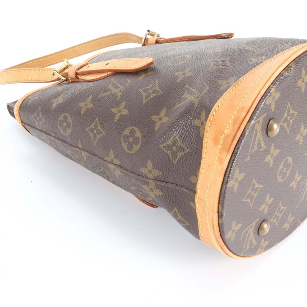 LOUIS VUITTON Brown Monogram Leather Tote Bag - Picture 6 of 11